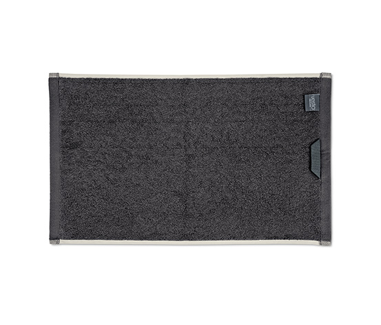 2 Jacquard-Gästehandtücher im Leo-Dessin
