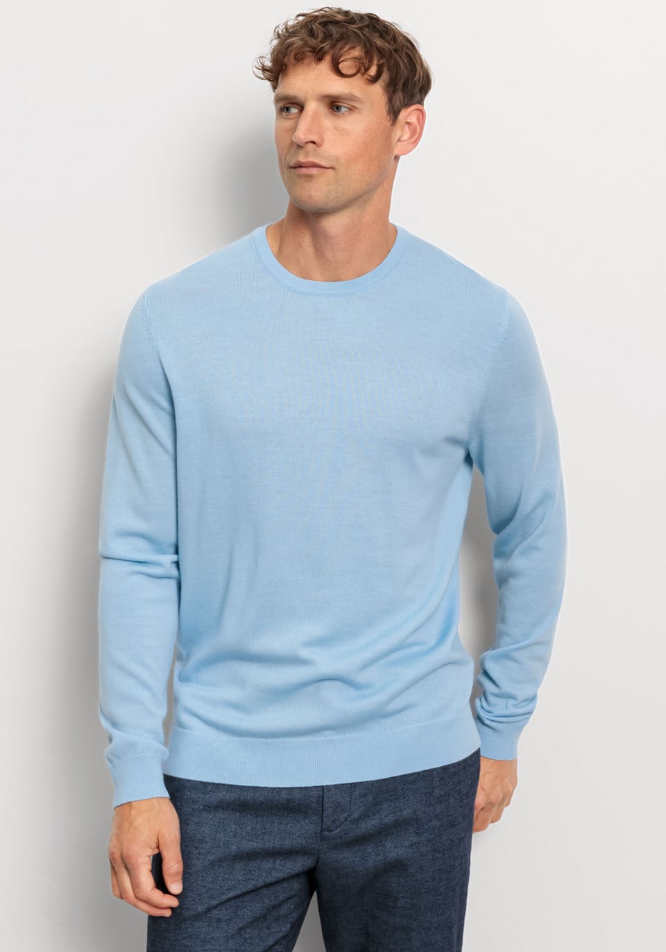 OLYMP Rundhalspullover »OLYMP Strick Casual«