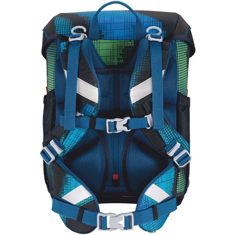 Scout Neo Exklusiv Movie Star - Schulranzen Set 5tlg. Blue Pixel