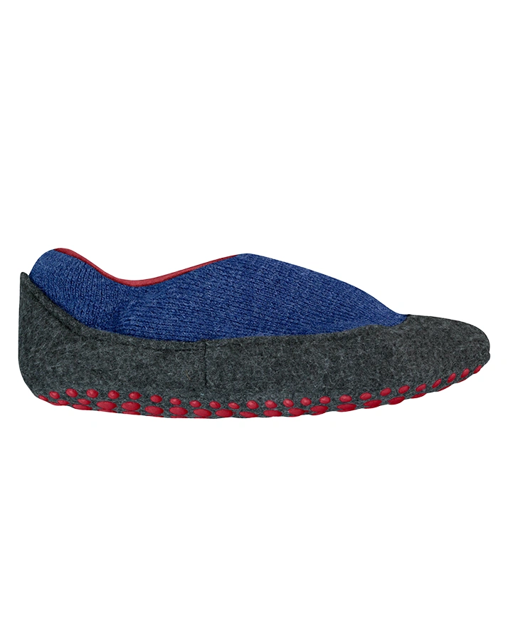 Hausschuhsocken COSY SLIPPER in cobalt blue