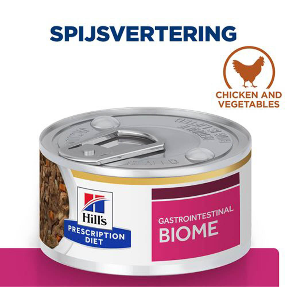 Hill's Prescription Diet Gastrointestinal BIOME - Kattenvoer - 82 Gram - kip