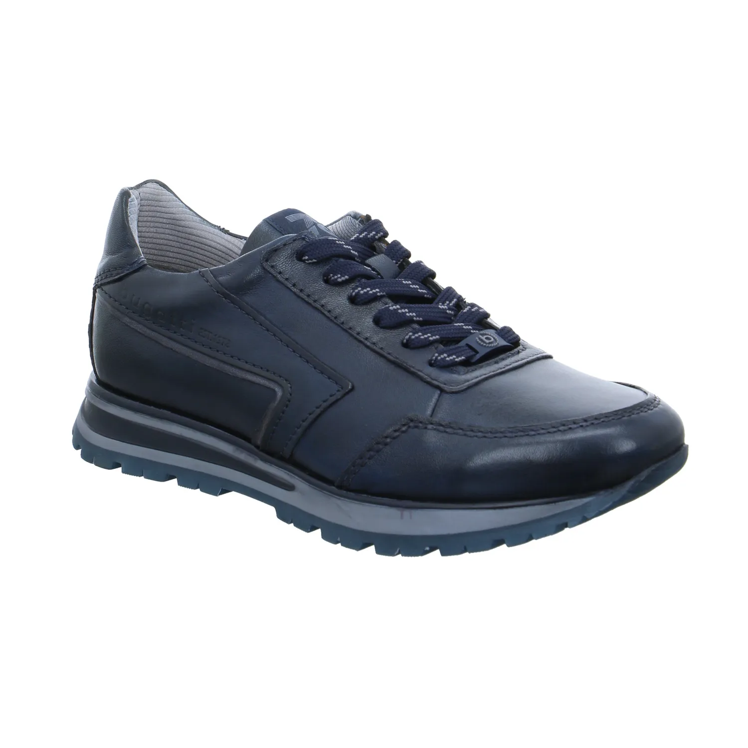 BUGATTI SHOES Halbschuhe Sneaker Blau Leder