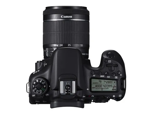 Canon EOS 70D - Digitalkamera - SLR - 20.2 MP - APS-C - 1080p - 3x optisk zoom EF-S 18-55 mm IS STM objektiv - Wireless LAN