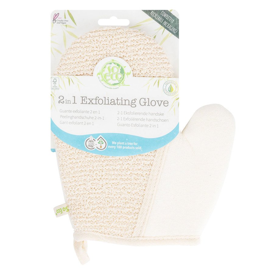 So Eco 2-In-1 Exfoliating Glove 1pcs