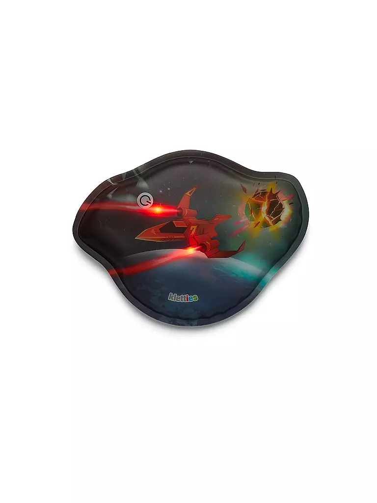 ERGOBAG Sound LED Klettie Raumschiff bunt
