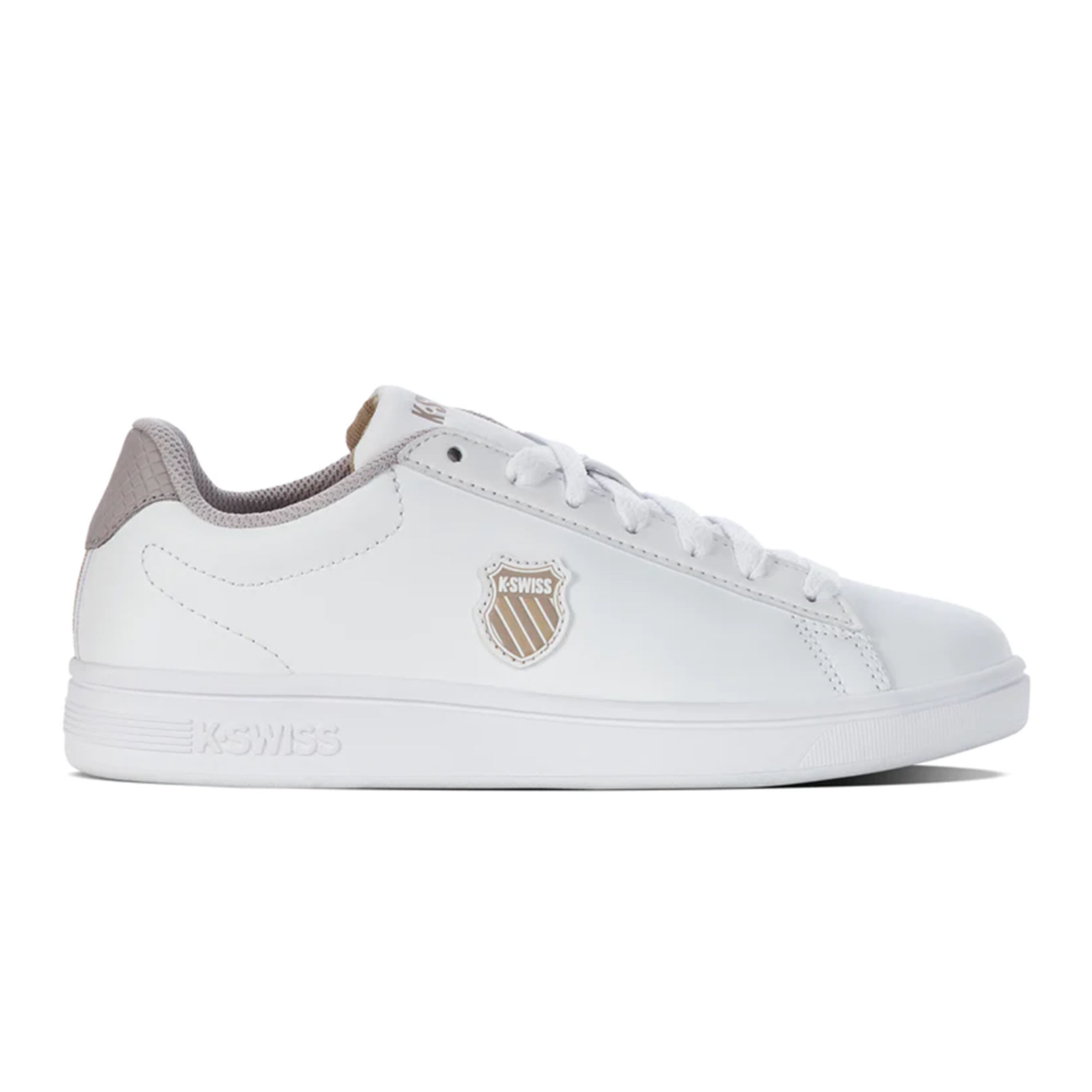 K-Swiss Court Shield Baskets Femmes - Blanc , Beige