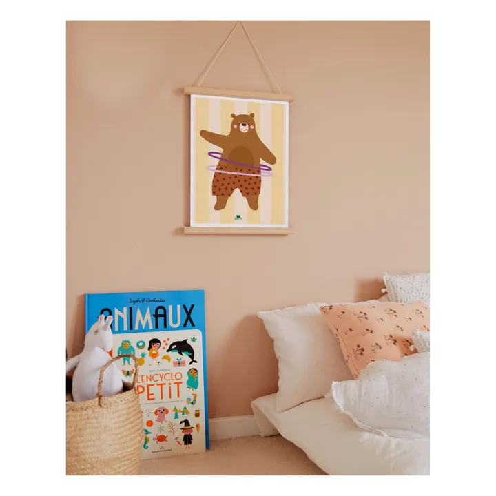 Ma petite vie Affiche Ours Hula Hoop