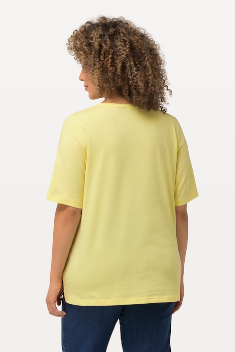 T-Shirt, Herz, V-Ausschnitt, Classic, Halbarm