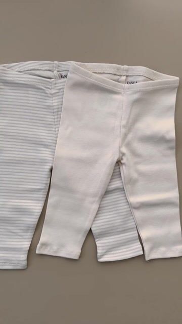 2pk Leggings Baby – Øko Bomull | Fio Pants – Gavepakke