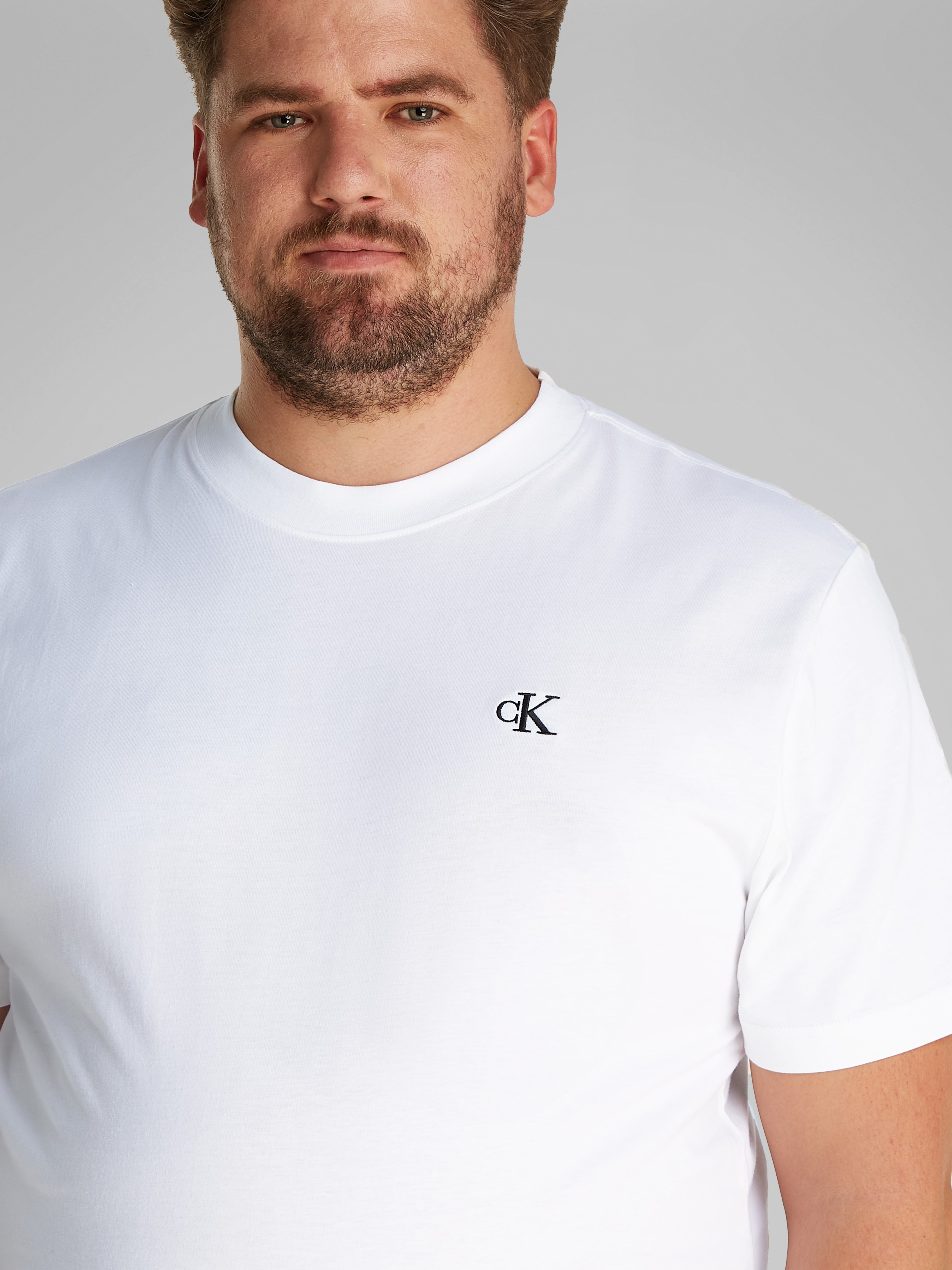 Calvin Klein Jeans Plus T-Shirt »PLUS SERIF FONT GRAPHIC TEE« in grossen Grössen