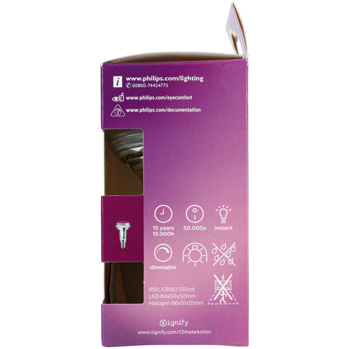 Philips LED-Reflektor E14 warmweiss 4.3 W