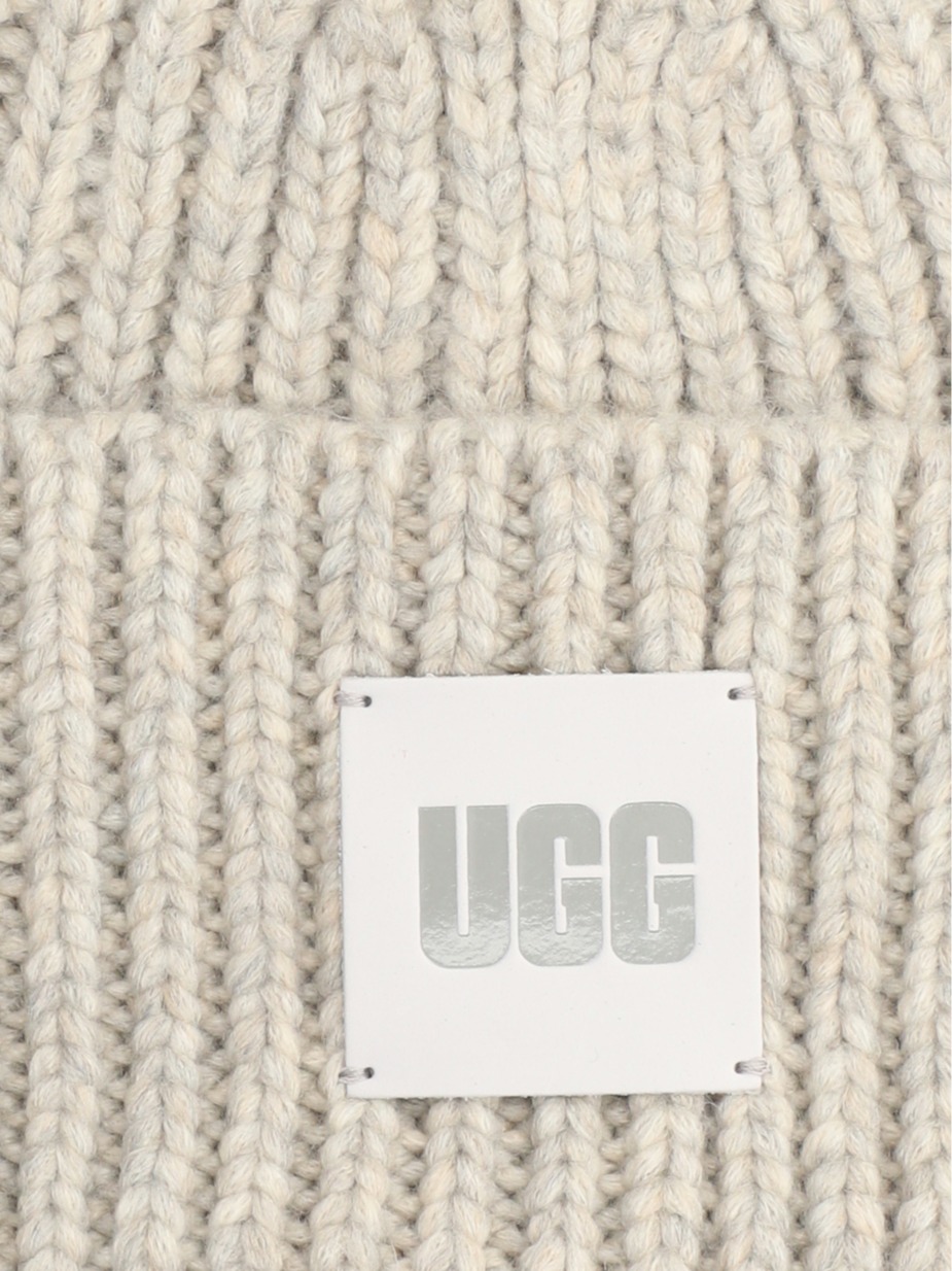 W CHUNKY RIB BEANIE