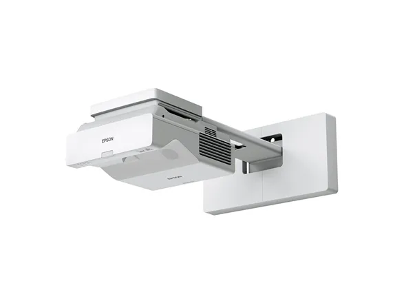 Epson EB-760W - 3-LCD-projektor - 4100 lm (hvid) - 4100 lm (farve) - 16:10 - Ultra Short-Throw-Objektiv - 802.11a/b/g/n/ac Wireless / LAN/ Miracast - hvid