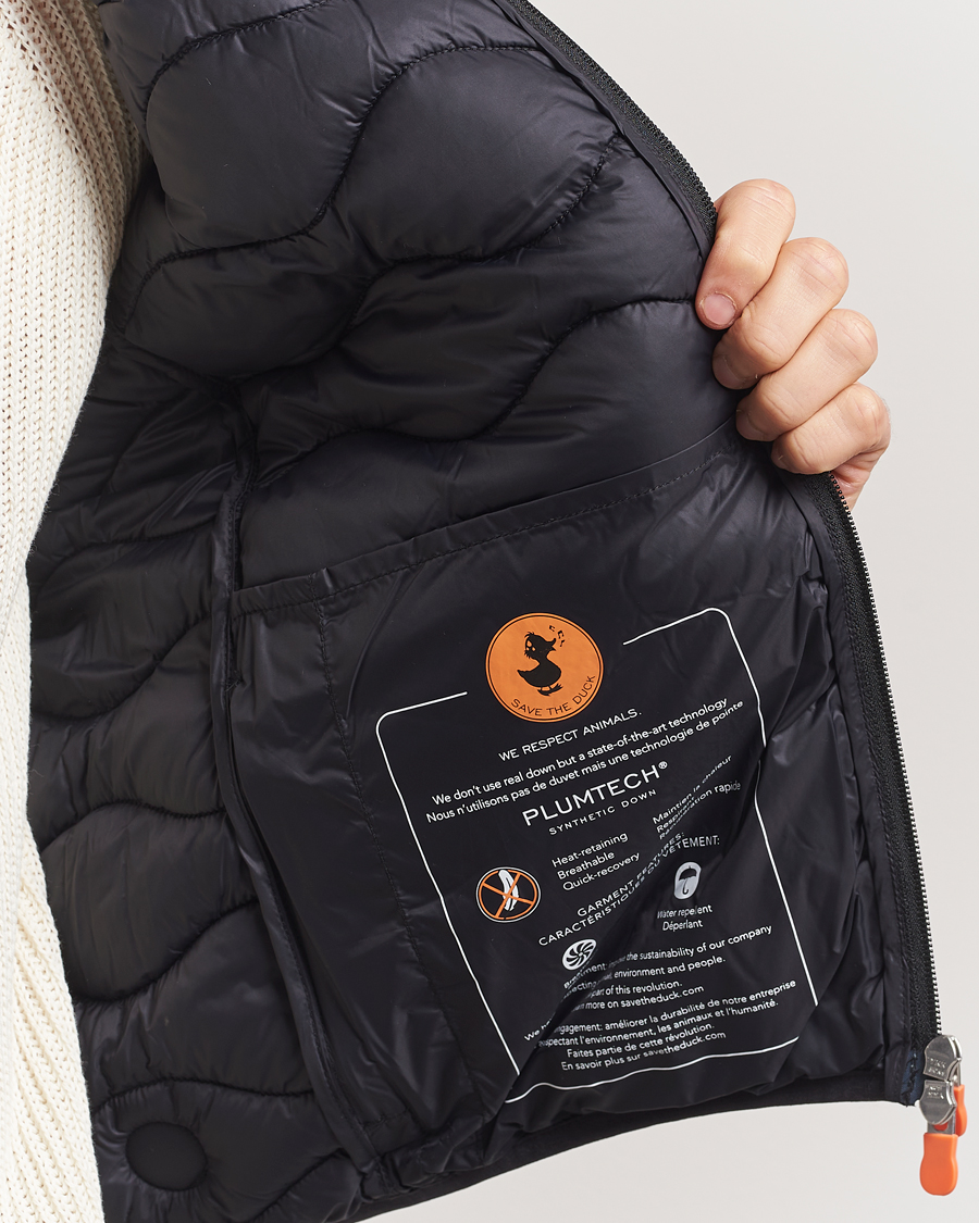 Save The Duck Tide Lightweight Padded Vest Black