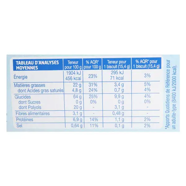 Gerblé Chocolate sem açúcar recheado com cacau 185g