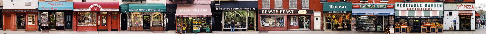 Bleecker St. b/t Leroy & Carmine, Greenwich Village by James & Karla Murray - Limited Edition. Edition of: 100. Signed.
