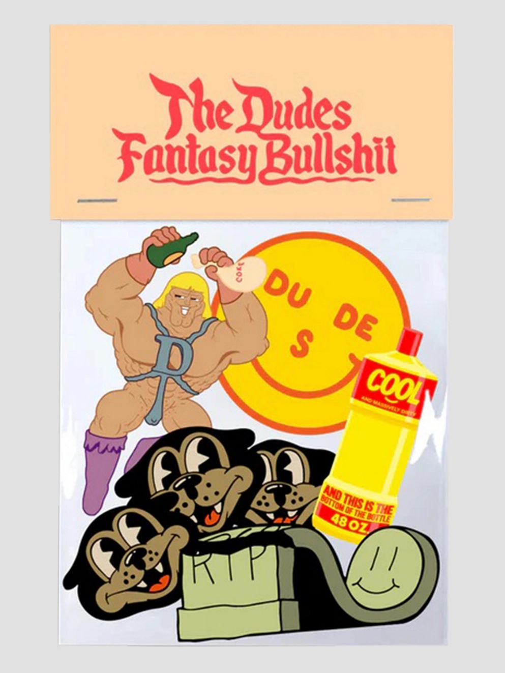 The Dudes Stickerset 6 Sticker multicolor