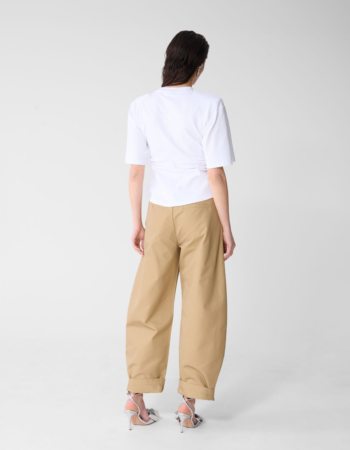 Studs Balloon Fit Broek Zand