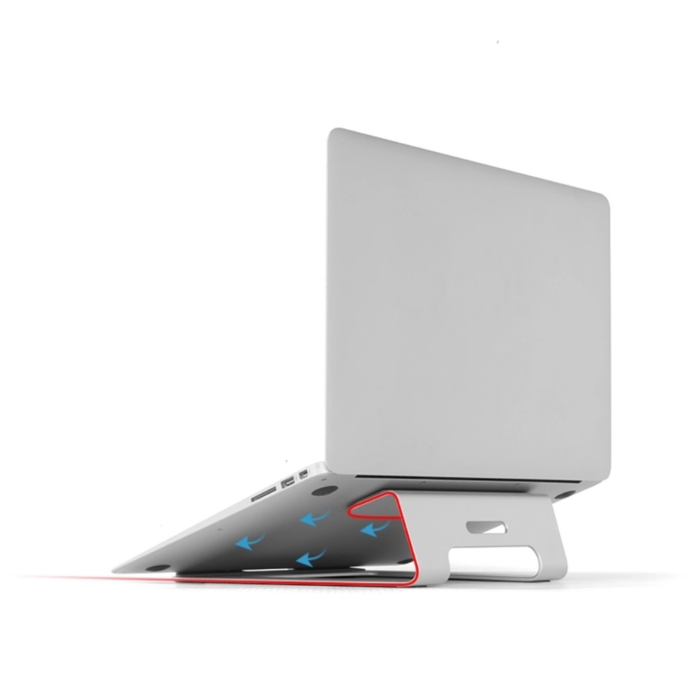 Passiv Kühlender MacBook / Laptop Alu Ständer Halterung (bis 18