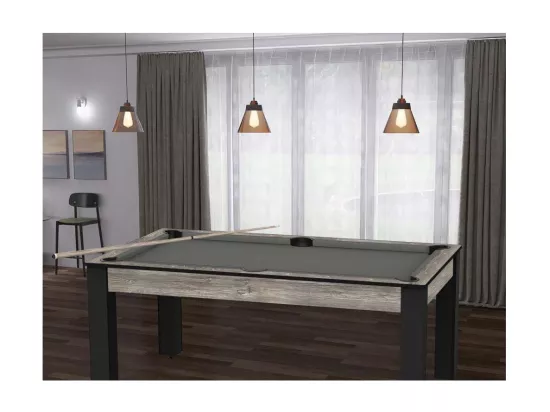 Billard convertible table 6 personnes Texas + pack accessoires Confort