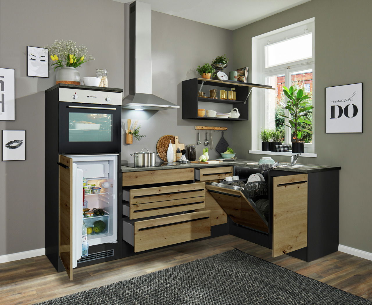 Yourkitchen Eckunterschrank JAZZ