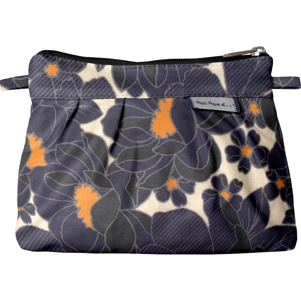 Mini Pochette Plissée Pensées Marines