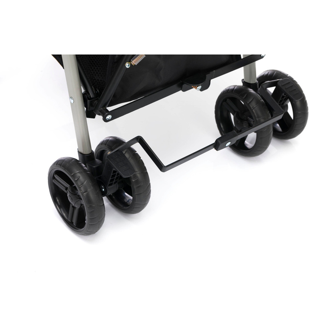 Liegebuggy Glider - schwarz/hellgrau