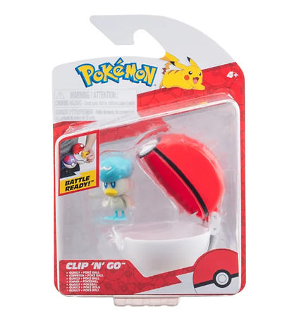 Pok?mon Figur - Clip 'N' Go - Poke Ball - Quaxly