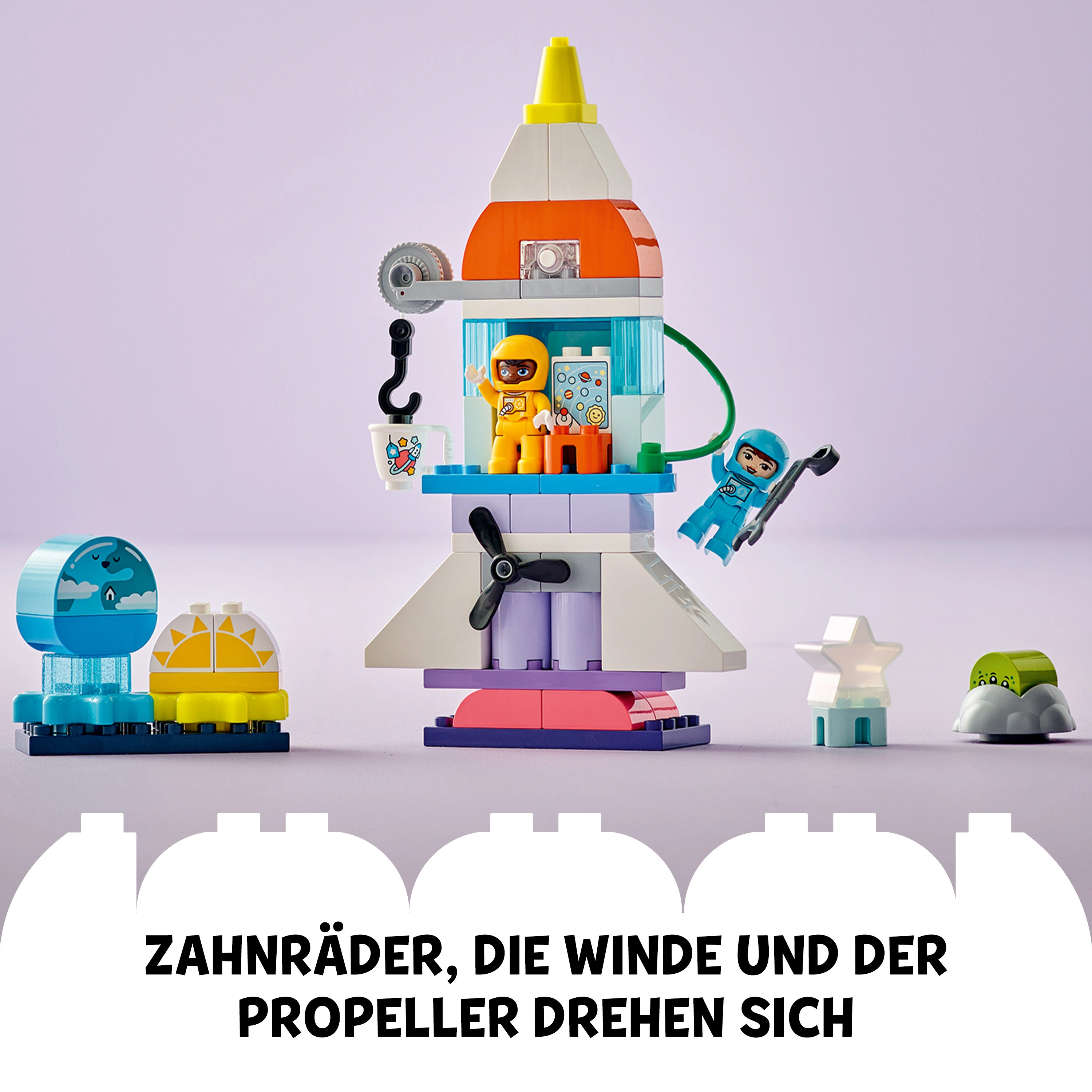 LEGO® DUPLO® 10422 3-IN1-SPACESHUTTLE FÜR VIELE ABENTEUER