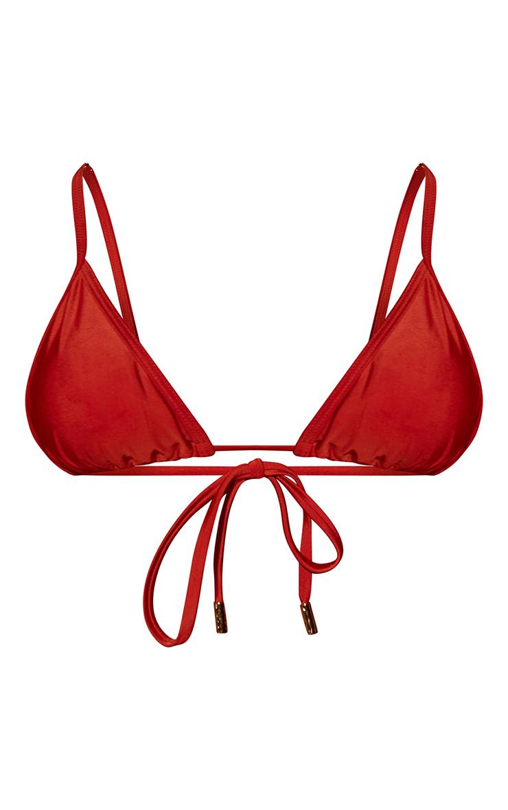 Rouille Haut De Bikini Triangle