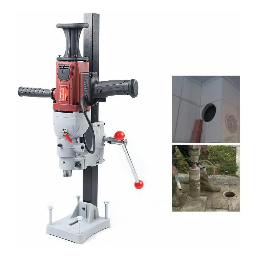 Carotteuse, carotteuse, pour forage à béton humide et sec, diamantée, 2200 W, 180 mm : Bricolage