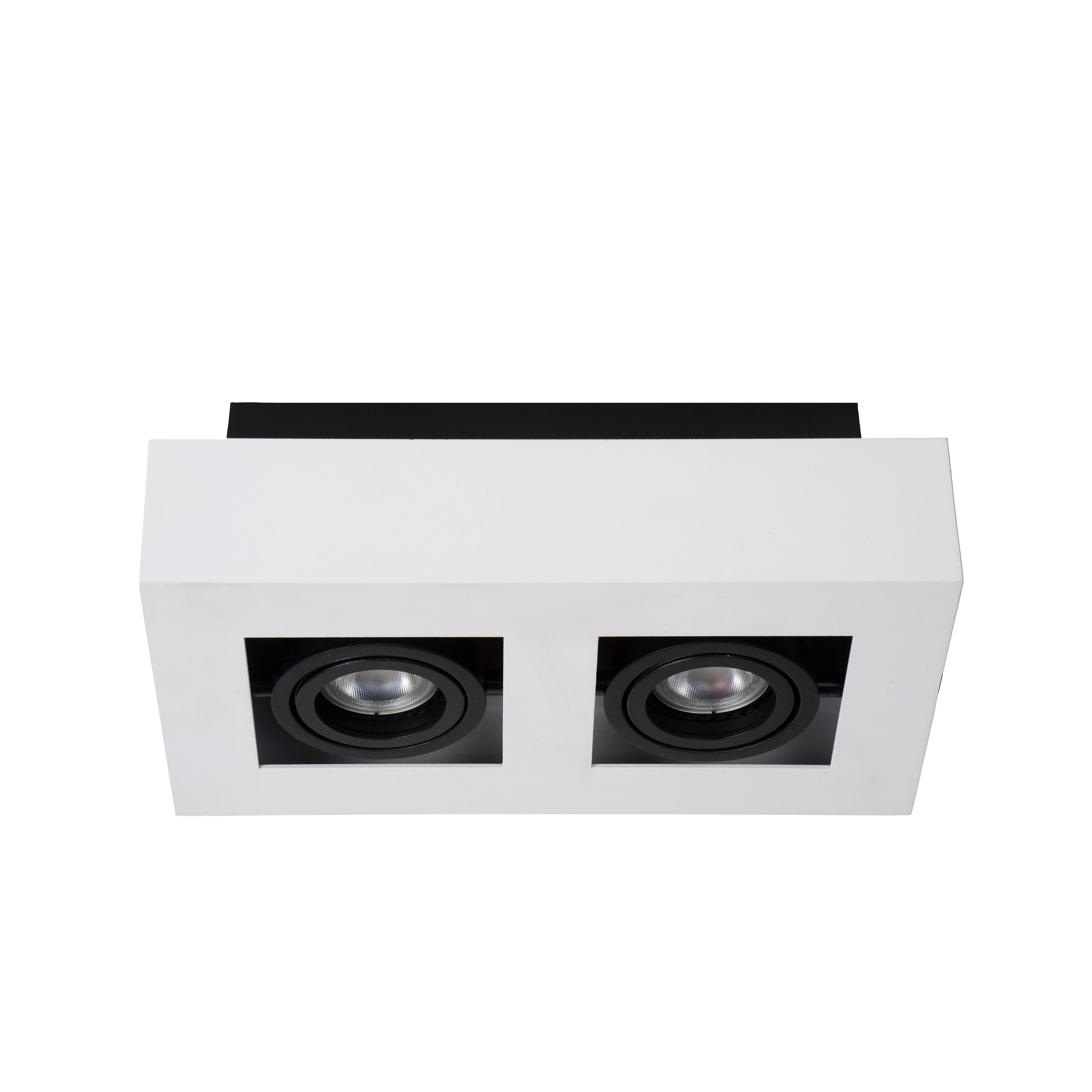 Lucide XIRAX Plafondspot - Wit - 2 x GU10