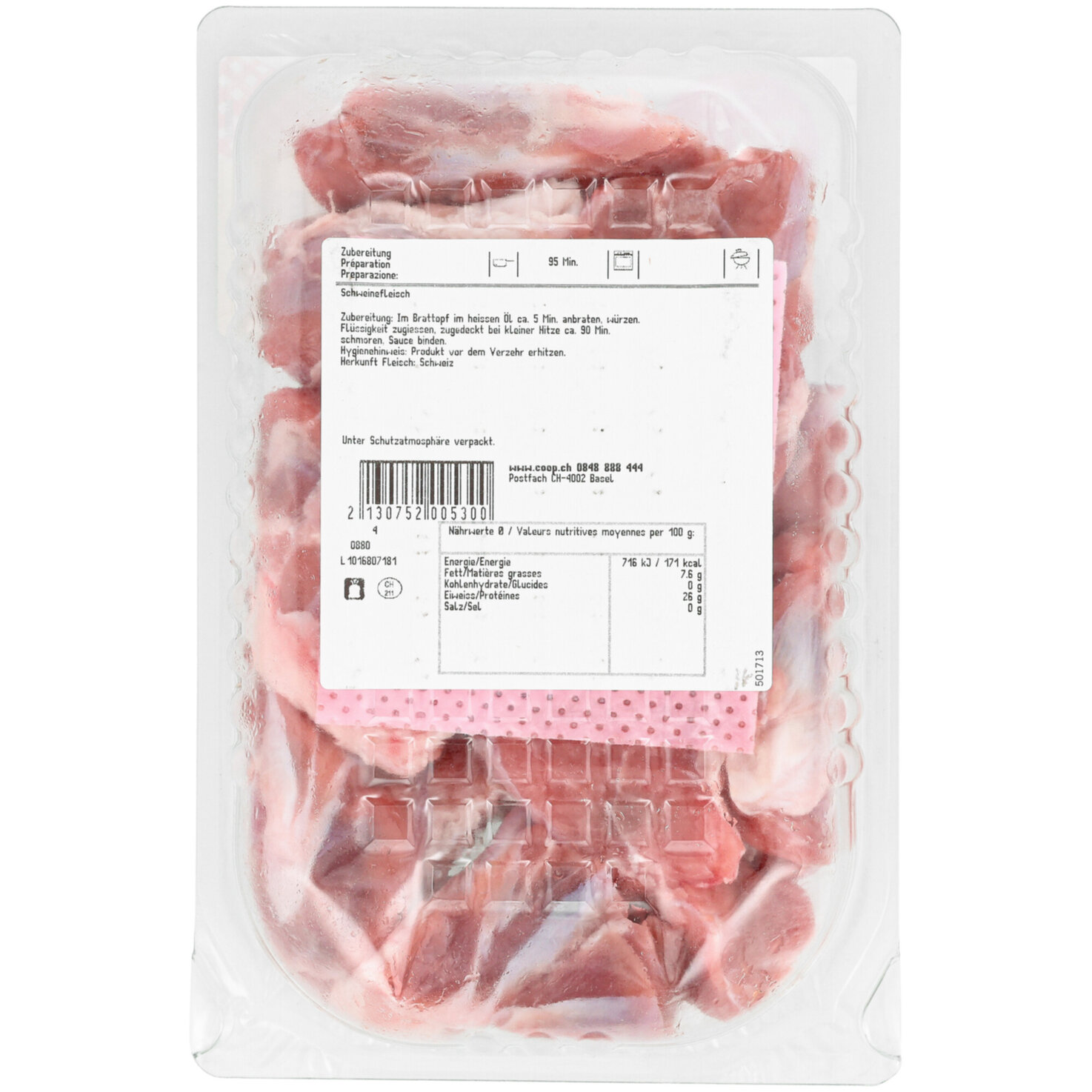 Prix Garantie Schweins-Voressen 500g
