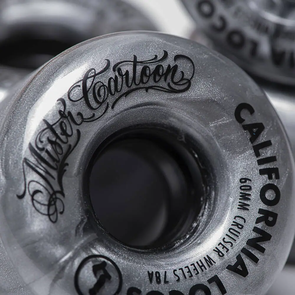 California Locos X Mister Cartoon Swirl Ink 78A Longboard Hjul - Longboards