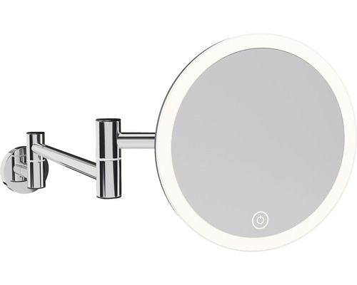 REIKA Saku cosmeticaspiegel, chroom/glanzend zwart, 81004266