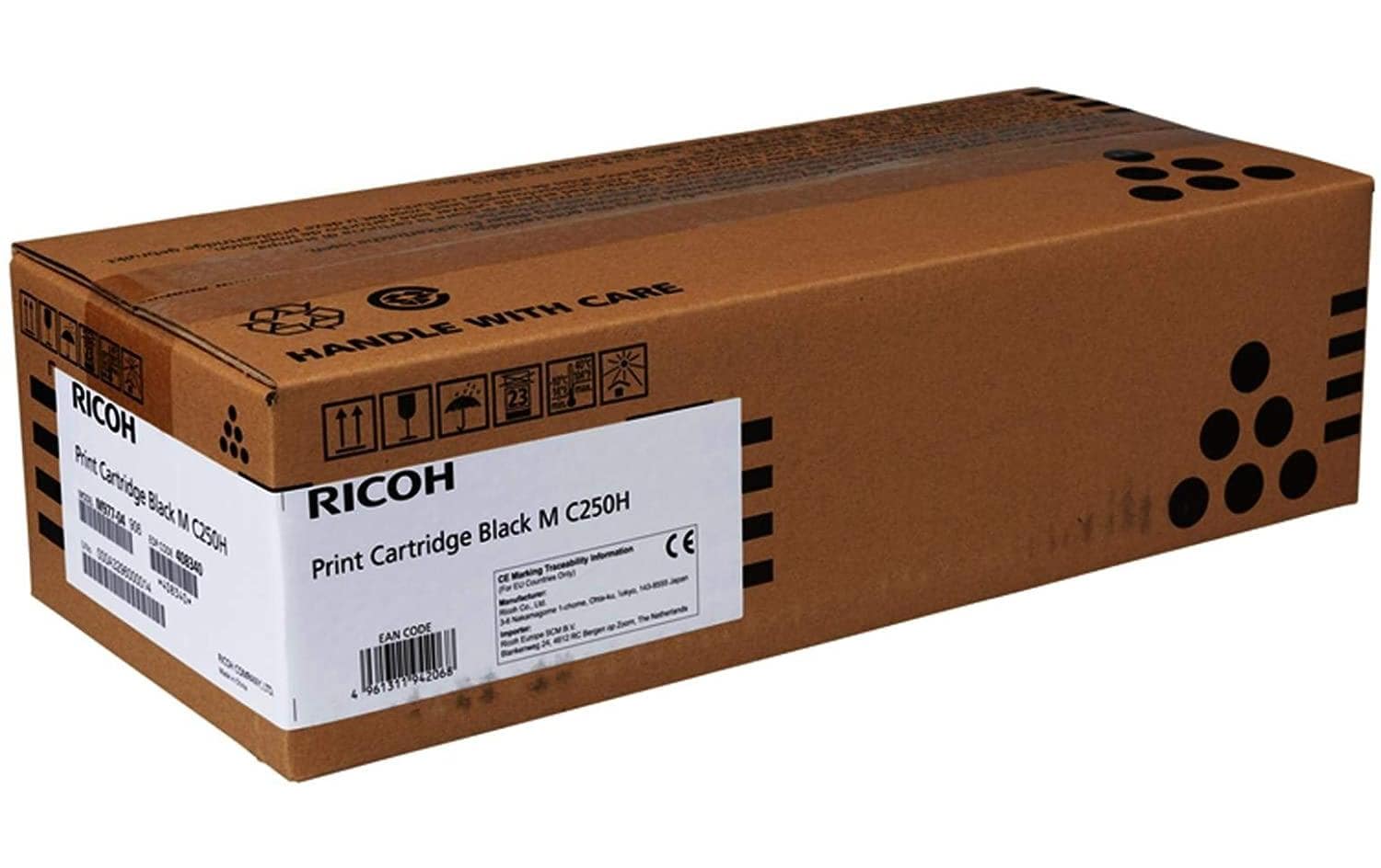 Toner 408352 BlackToner, Schwarz