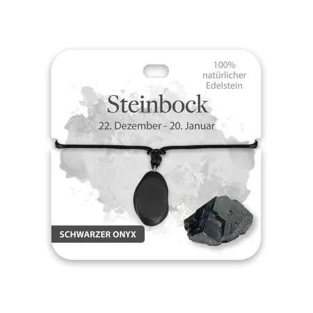 bb Klostermann Kette Edelstein Steinbock