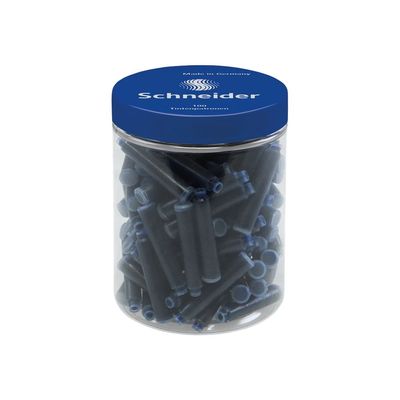 Schneider - 100 cartouches d'encre - bleu