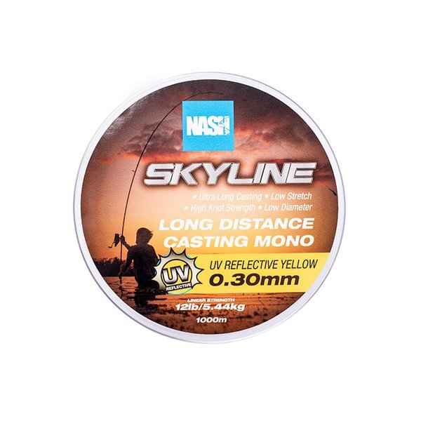 Nash TT Highline Mono UV Yellow Nylon (1000m)