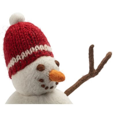 Schneemann Filz, Groß