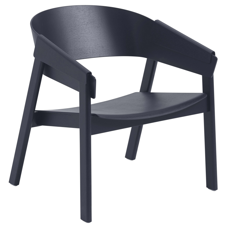 Muuto Cover lounge chair midnight blue
