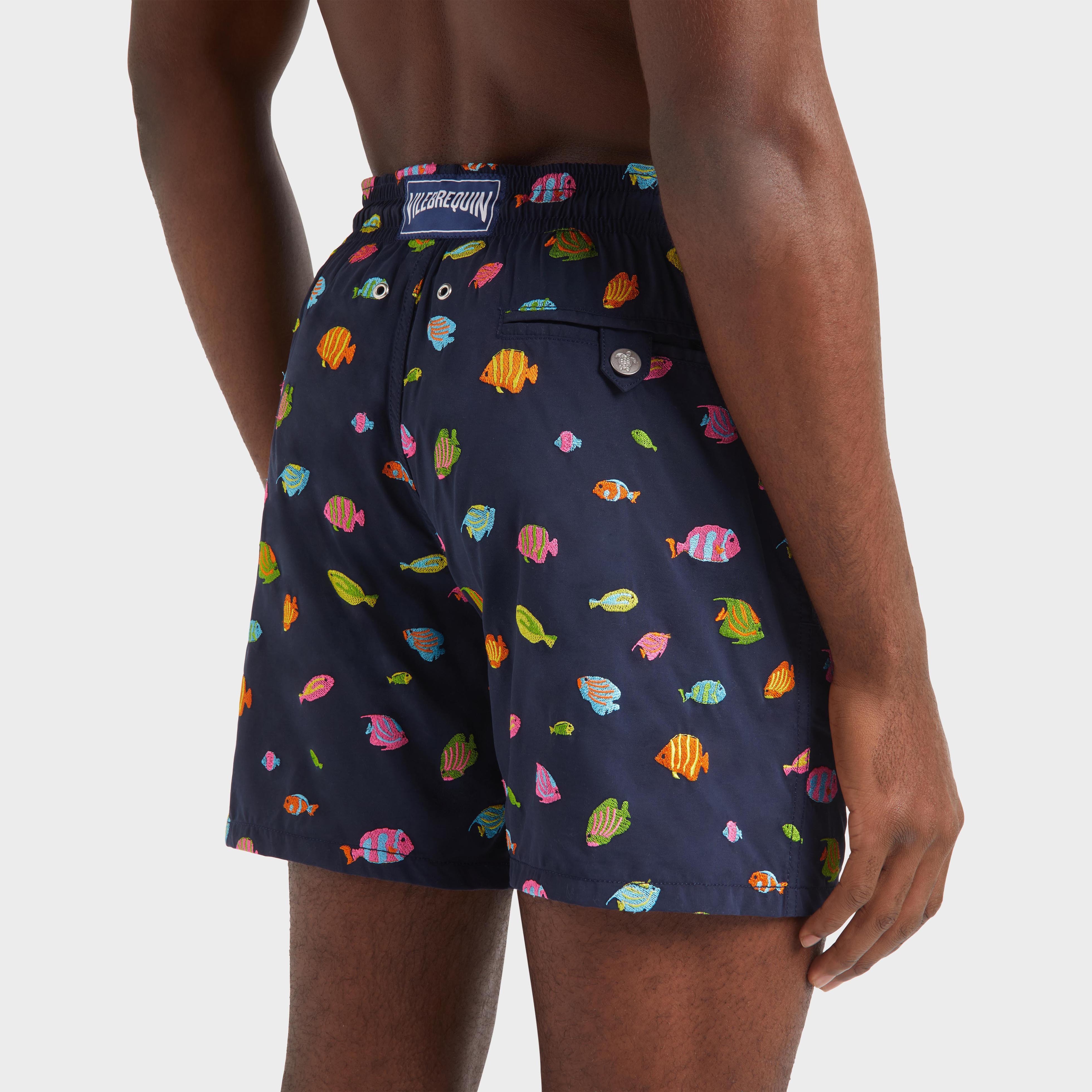Maillot de bain homme brodé Fishy Dance - Edition Limitée
