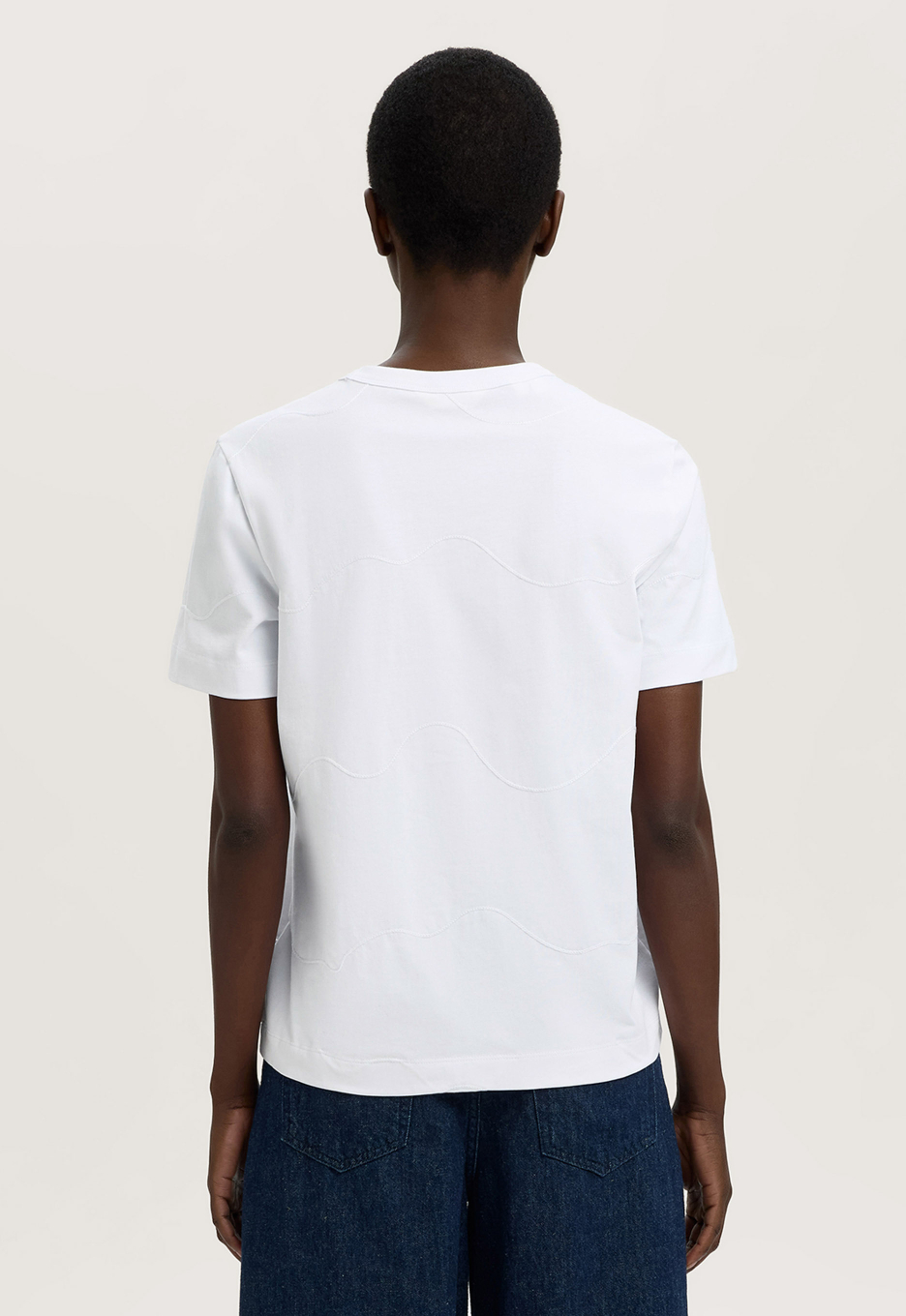 Selected Mila Embroidery T-shirt
