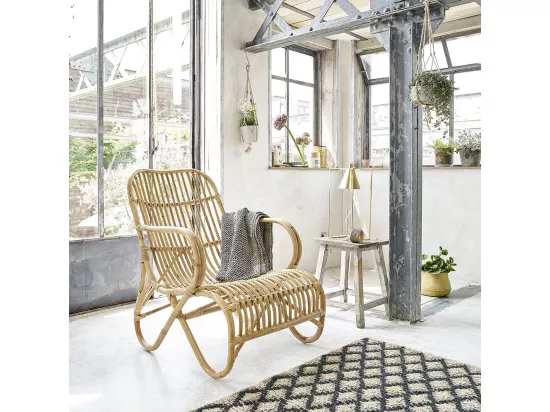 Fauteuil en rotin naturel