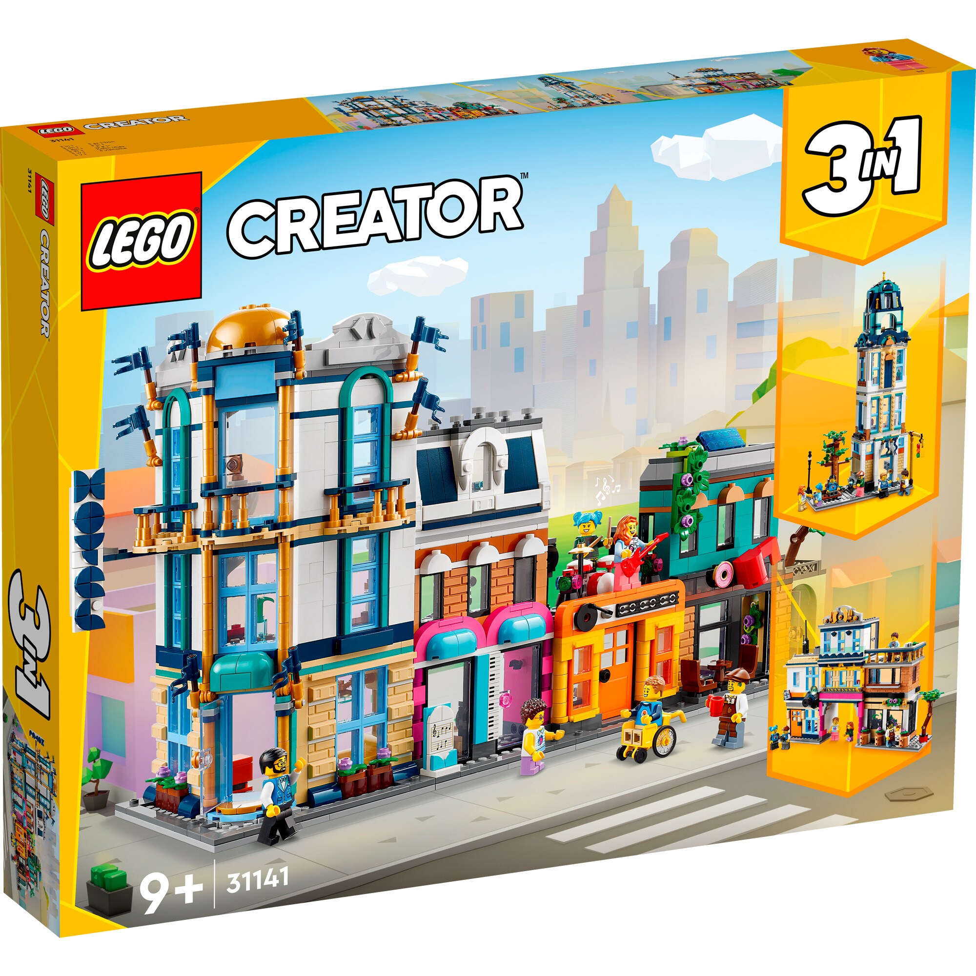 LEGO Konstruktionsspielzeug Creator 3-in-1 Hauptstraße
