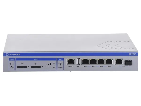 Teltonika RUTXR1 - Trådløs router - WWAN - 4-ports-switch - GigE - 802.11ac - rackmonterbar