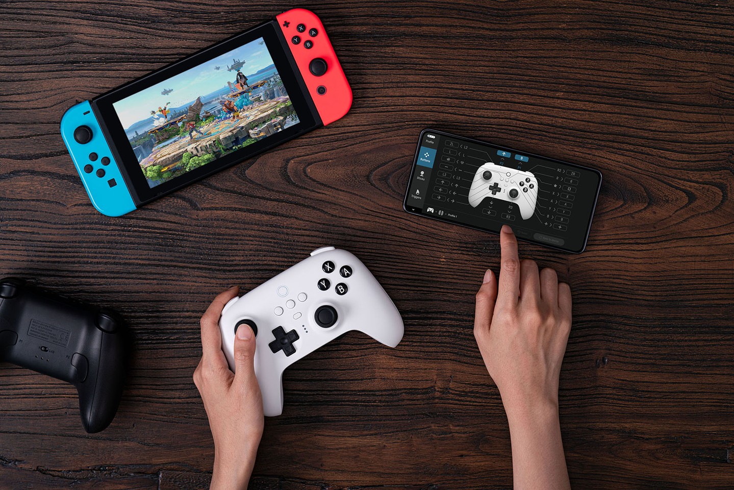 8BitDo Ultimate Controller with Charging Dock BT - White