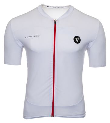 Maillot Manches Courtes LeBram Galibier Blanc