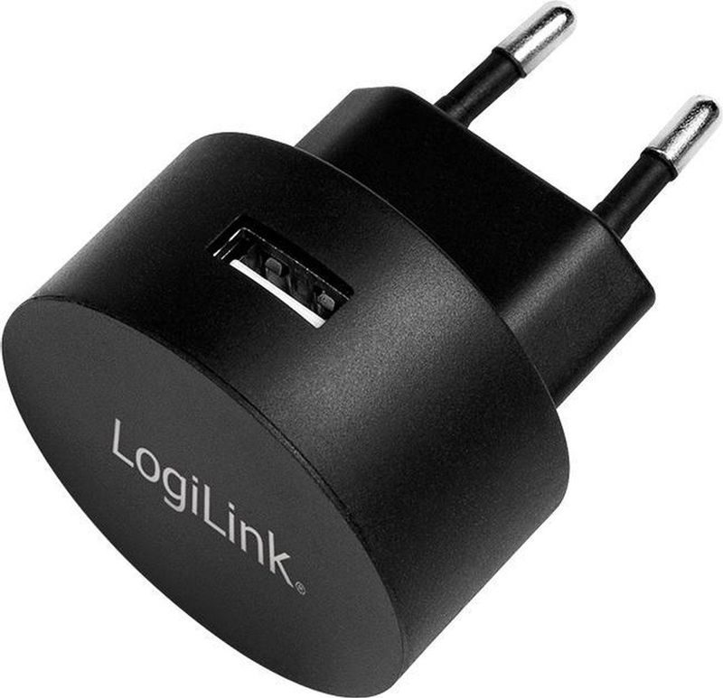 LogiLink - PA0217 - USB-stekkeradapter - Wit - 1x USB-A, 10,5W, Fast Charging, Beveiliging Tegen Overbelasting