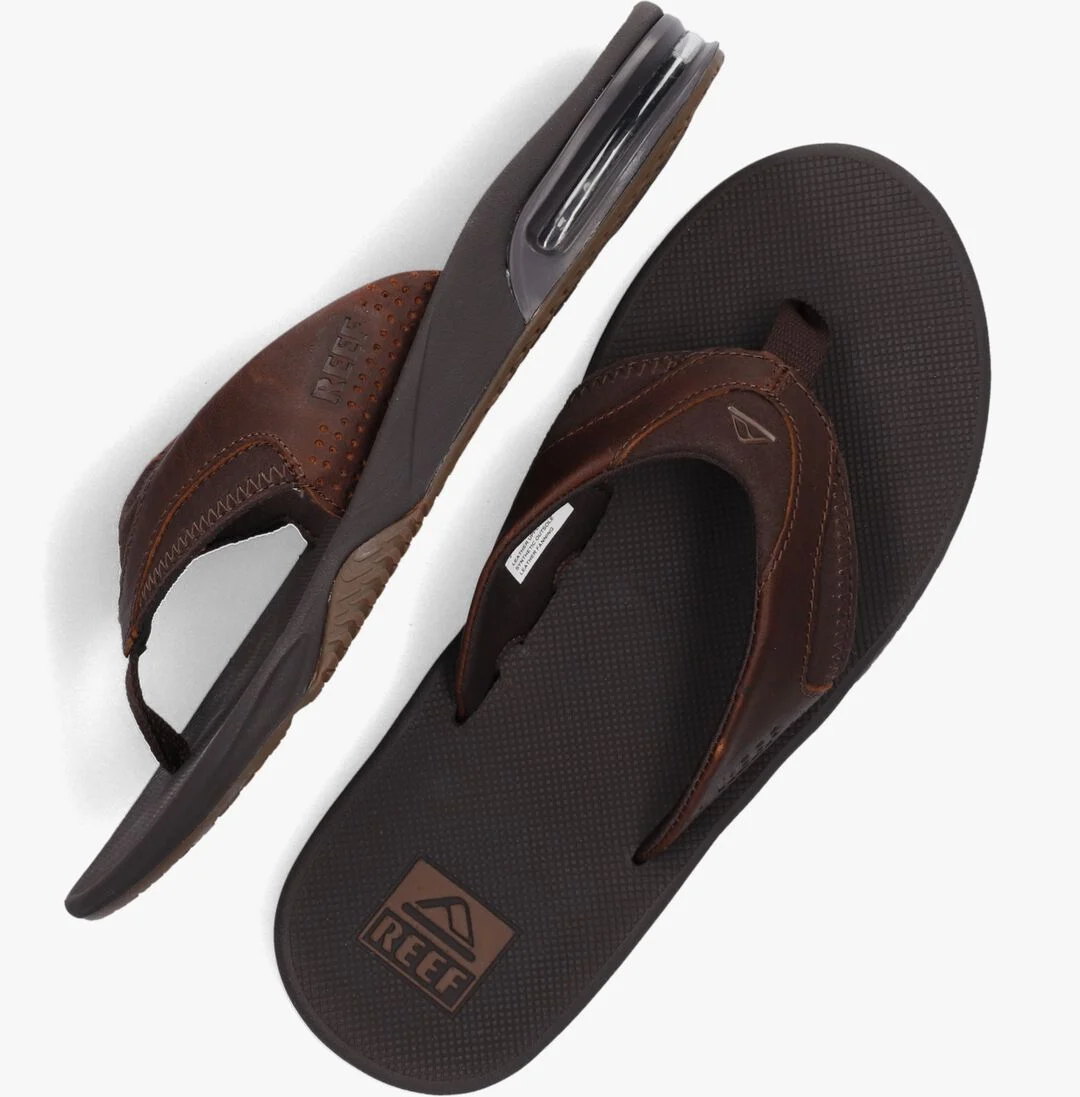 REEF bruine reef teenslippers fanning